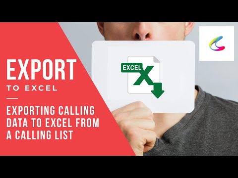 Export Calling Data to Excel from Calley Panel
