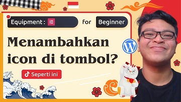 WordPress Tutorial Cara Menambahkan Icon TikTok atau Apapun di Tombol pada Website dengan Elementor
