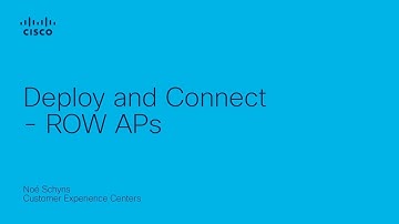 How to Connect and Join ROW APs to Your Network | Cisco Wireless Access Points Setup