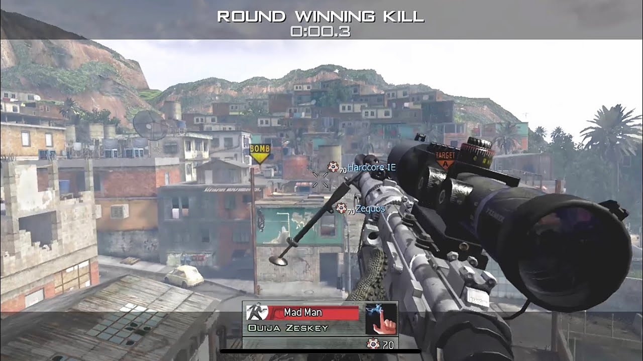 I HIT A SICK SHOT ON MW2! - YouTube