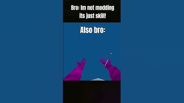 bro: im not modding its just skill! Also bro: #gorillatag #funny