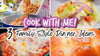 COOK WITH ME! 3 EASY & DELICIOUS FAMILY STYLE DINNER IDEAS screenshot 3