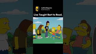 Lisa Finally Teaches Bart to Read 😳📚