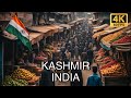 Kashmir india stunning walking tour in 4k 60fps