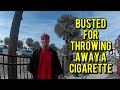 Busted for Littering - Clearwater, Florida - October 11, 2022