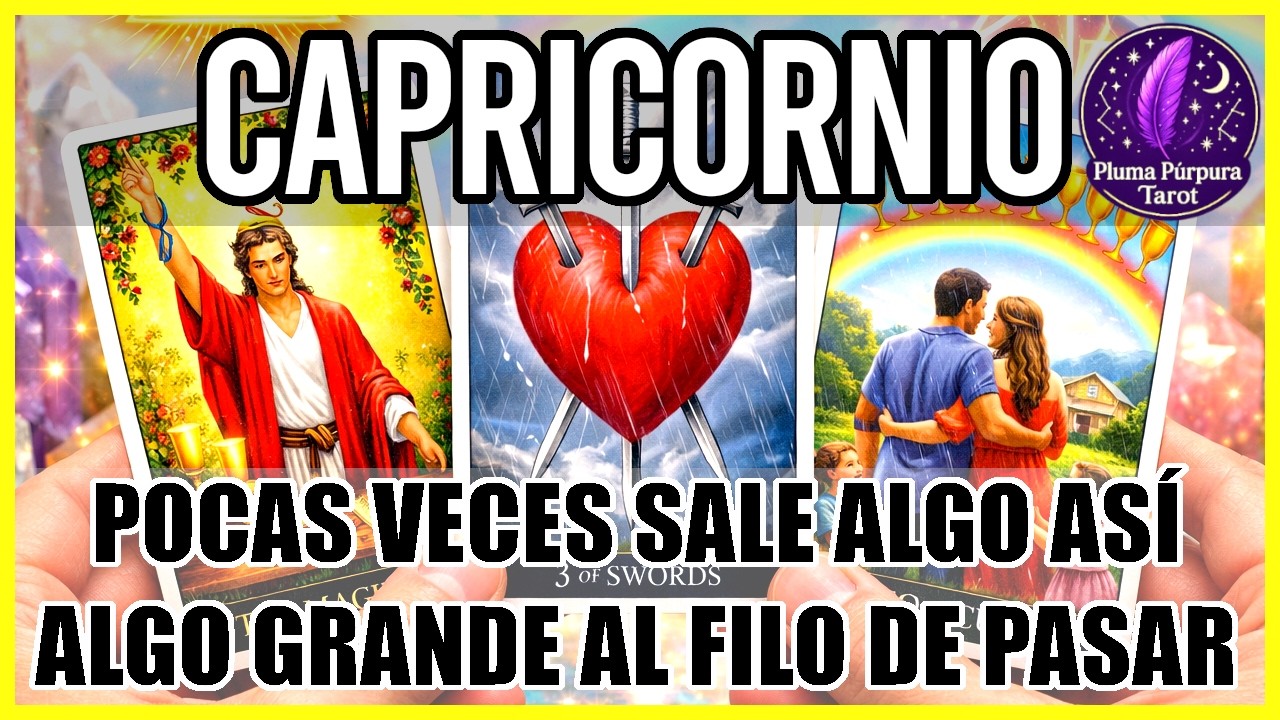 Capricornio 🔥 Tienes Que Saber Esto! Estas A Punto Del Cambio Mas Grande De Tu Vida! 🔥#Capricornio