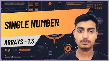 Single Number | Leetcode 136 | Arrays - 1.3 | Easy