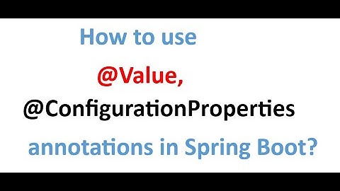 How to use @Value, @ConfigurationProperties annotations in Spring Boot #Java #2024