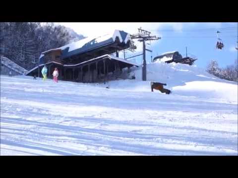 スノーボード マイカービング 木島平スキー場16 12 31 高画質 おまけ Youtube