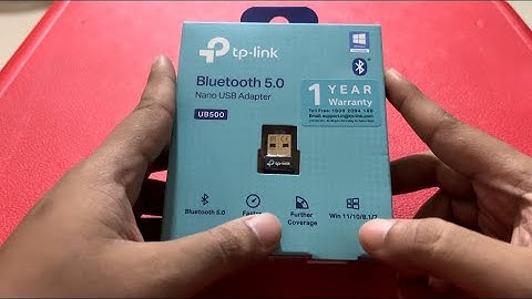 Tp link ub500 Bluetooth 5.0 adapter unboxing & setup