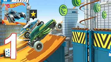 Hot Wheels: Race Off - Gameplay Walkthrough Part 1 - Levels 1-2