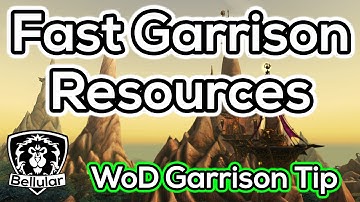 Overpowered Garrison Resource Method Guide/Tip - Warlords of Draenor
