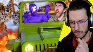 Daxellz Reacts @DougDoug to Planet Zoo, but a random disaster happens every 5 minutes