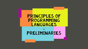 PPL UNIT I PRELIMINARIES