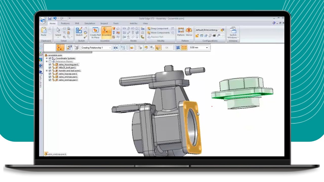 How to Apply Assembly Constraints in Solid Edge? - Tutorial - PROLIM ...