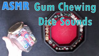ASMR Chewing gum and Changing Dice | Whispering ASMr to sleep to #sleepaid #relaxingsounds