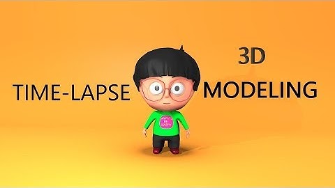 Time-lapse-1| 3D Character Modelling (Blender)