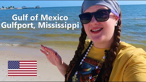 Gulf of Mexico - Gulf Coast - Gulfport, Mississippi - Travel Vlog Road Trip 2022