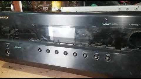 Repair Amplifier Onkyo TX-SR508 standby LED flashing.