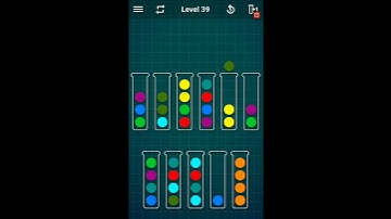 Ball Sort Puzzle || Level 39 ||
