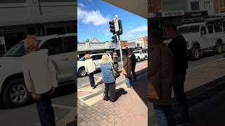 Walk on main street in beautiful town Bowral in the Southern Highlands of New South Wales, Australia