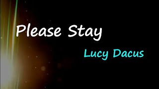 Lucy Dacus - Please Stay (Lyrics)