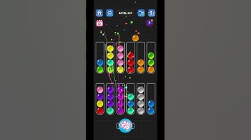 Another Lv 337 Ball Sort Puzzle - Color Game / 顏色分類遊戲 / ボールソーティングパズル (Guru Game)  #ballsortpuzzle