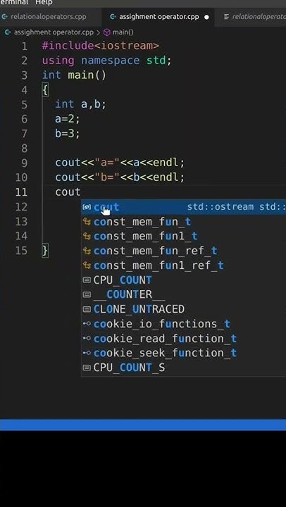 Assignment Operator Program in C++ | Example of Assignment Operator ...