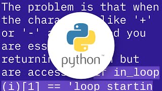 Famous "bool is not subscriptable" error when not indexing into a bool - Python Profile