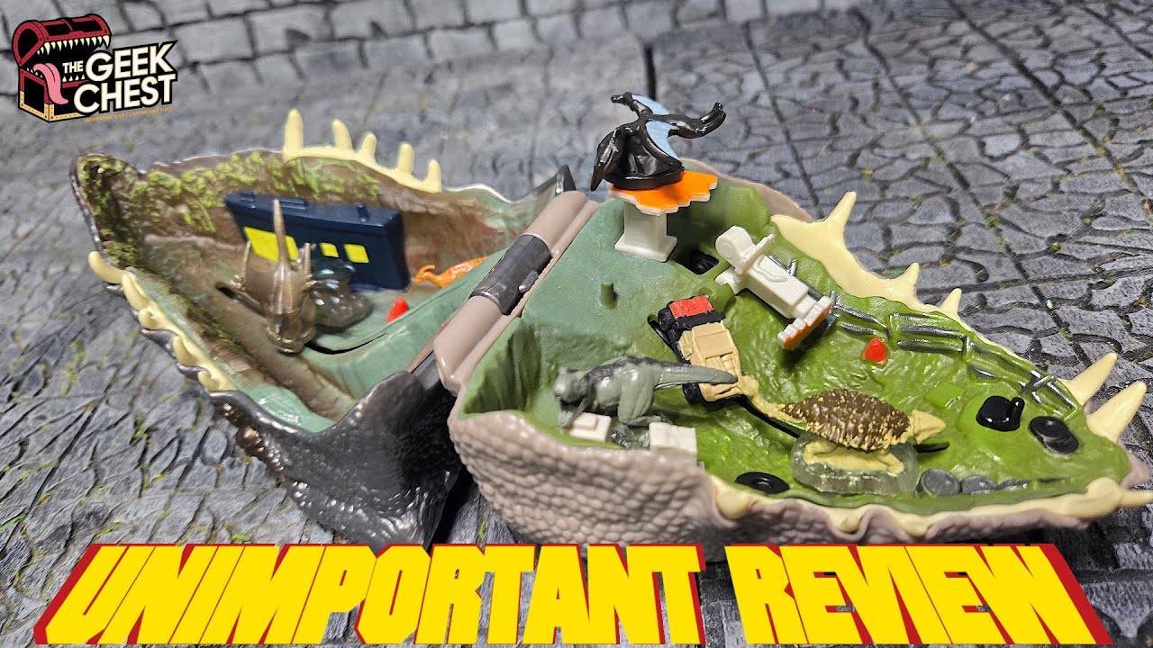 Игровой набор Mattel Jurassic World Rebirth Micro Adventure Mutadon Head Playset - Несущественный...