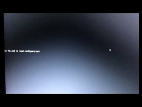 {FIX} OC : Failed to load configuration HACKINTOSH