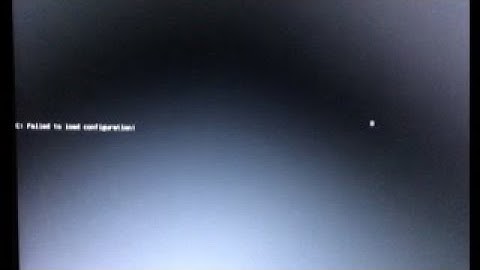 {FIX} OC : Failed to load configuration HACKINTOSH