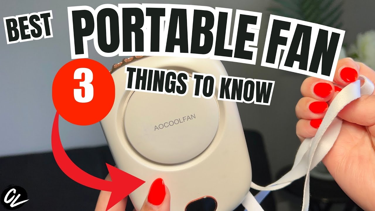 3 THINGS TO KNOW! AOCOOLFAN Portable Neck Fan