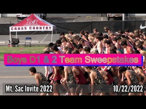 2022 XC - Mt SAC - Boys' Team Sweeps + SAC's Look & Feel - YouTube