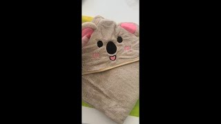 adorable hooded towel up close | Generic