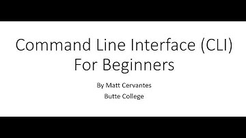 Command Line Interface (CLI) For Beginners