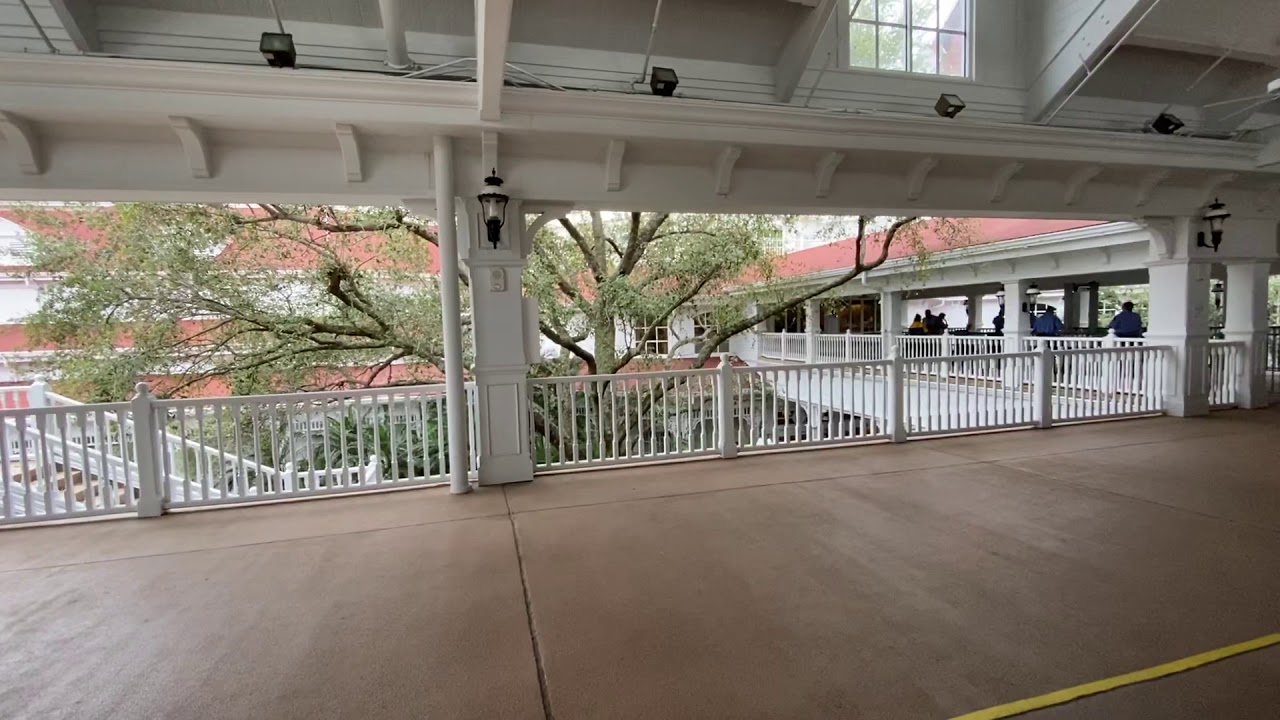 Монорельс Disney World от Grand Floridian до Magic Kingdom