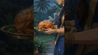 The Rain Couldn't Stop the Feast 🌧️🍗 | Village Barbecue Chicken | Ghibli ASMR #ghiblistyle #asmr