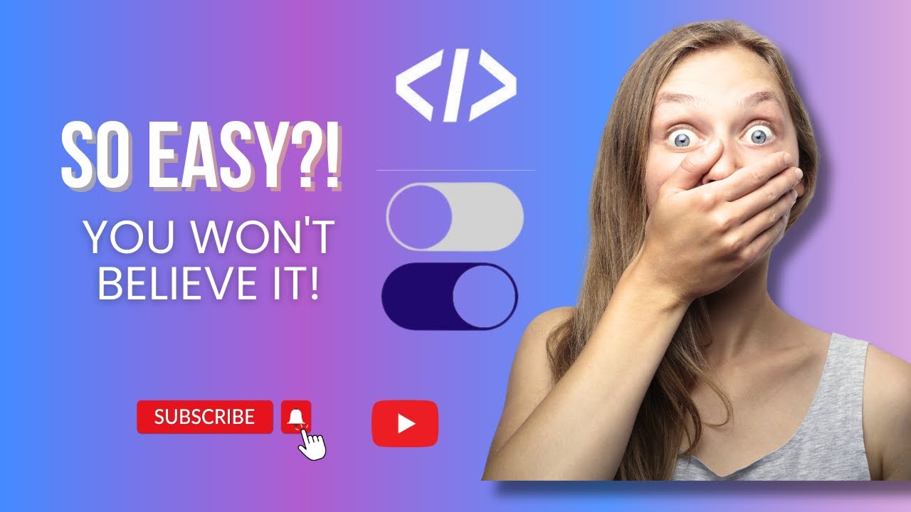 You’ll Never Believe How Easy It Is to Make a Toggle Button! - YouTube