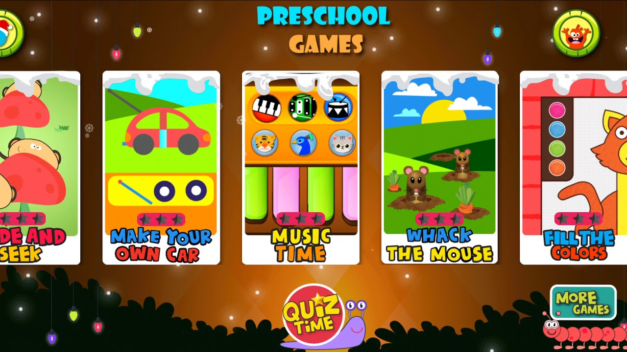 Fun Preschool Games for Kids Numbers YouTube
