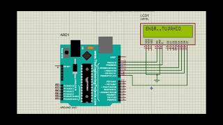 Displaying Name & Registration on LCD | Arduino & Proteus Simulation Project