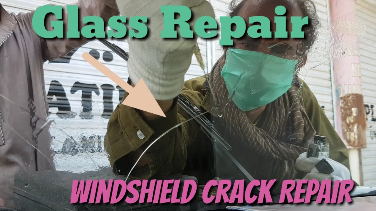 How To Repair Windshield Crack or Chip | Long Windshield Crack Repair DIY - YouTube
