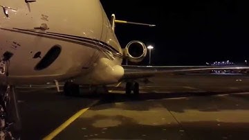 Global Express engine start