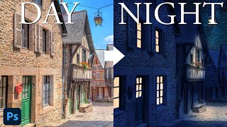 How To Change Day Into Night In Photoshop