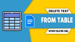 Famous How to Delete Text From Table in Google Docs without Deleting Table Profile
