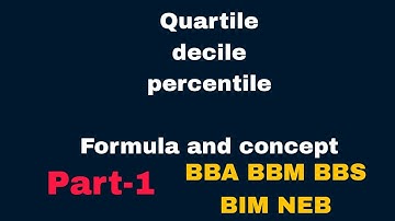 Partition Values in Statistics | Quartiles, Deciles & Percentiles | Formulas & Examples | BBA BBM