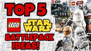 Top 5 LEGO Star Wars BATTLEPACK Ideas! | Fresh Bricks