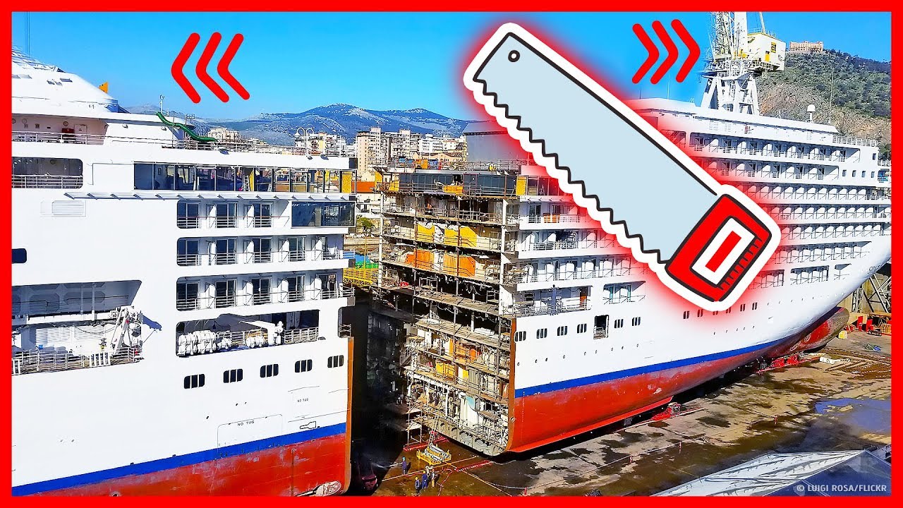 Lo que sucede despu�s de que los cruceros se cortan a la mitad