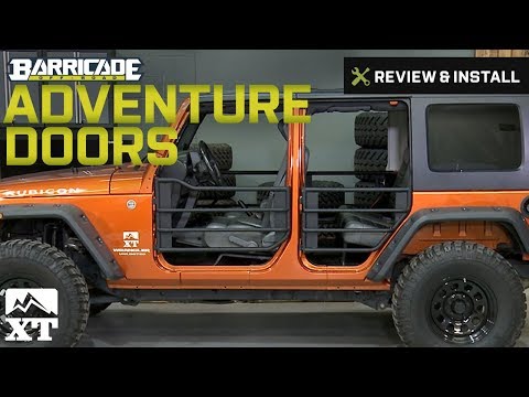 Jeep Wrangler Barricade Adventure Doors - Textured Black (2007-2017 JK) Review & Install