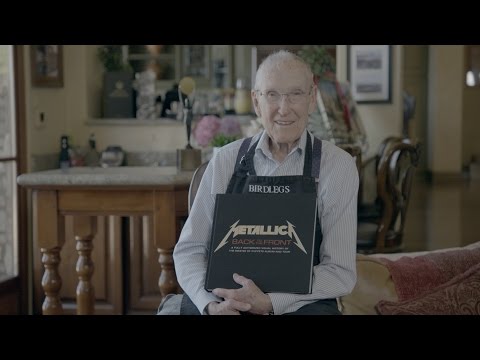 Ray Burton Receives His Copy of "Metallica: Back to the Front"
